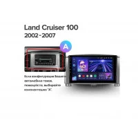Магнитола + рамка TEYES для Toyota Land Cruiser LC 100 (A) 2002-2007 9"
